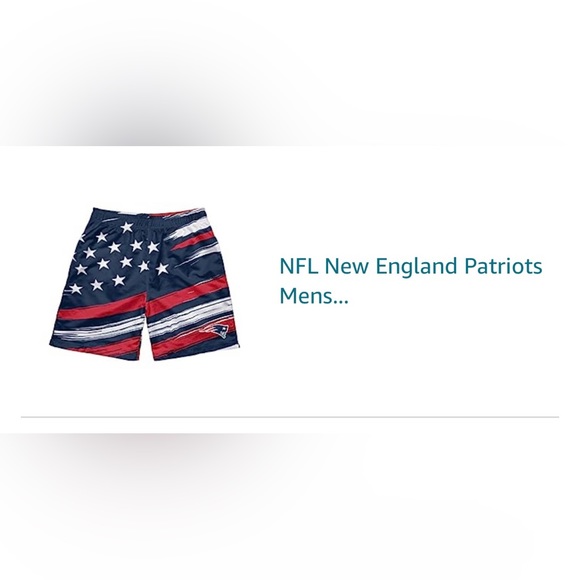 FOCO Other - NWT - FOGO Men’s NFL NE Patriots Logo Bathing Suit Swim Trunks 2X